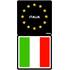 Autocollant voiture département Italie Tdou Cadox