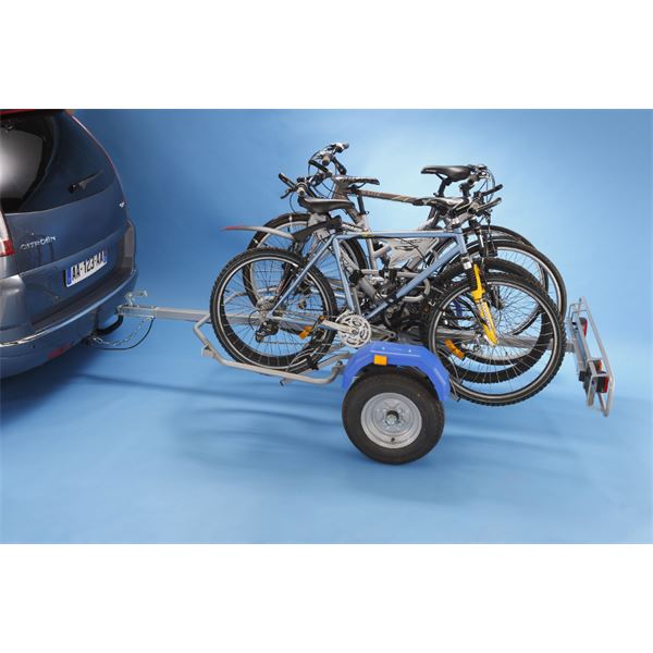 Porte-vélos remorque sur attelage Mottez pour 4 vélos