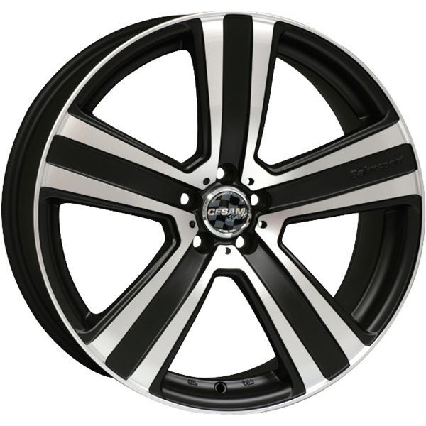 Jante aluminium Cesam 16 pouces Black Poli Mat
