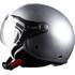 Casque moto jet décoré Eole One Way silver taille XL (61 cm)