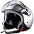 Casque moto jet décoré Eole One Way silver taille XL (61 cm)