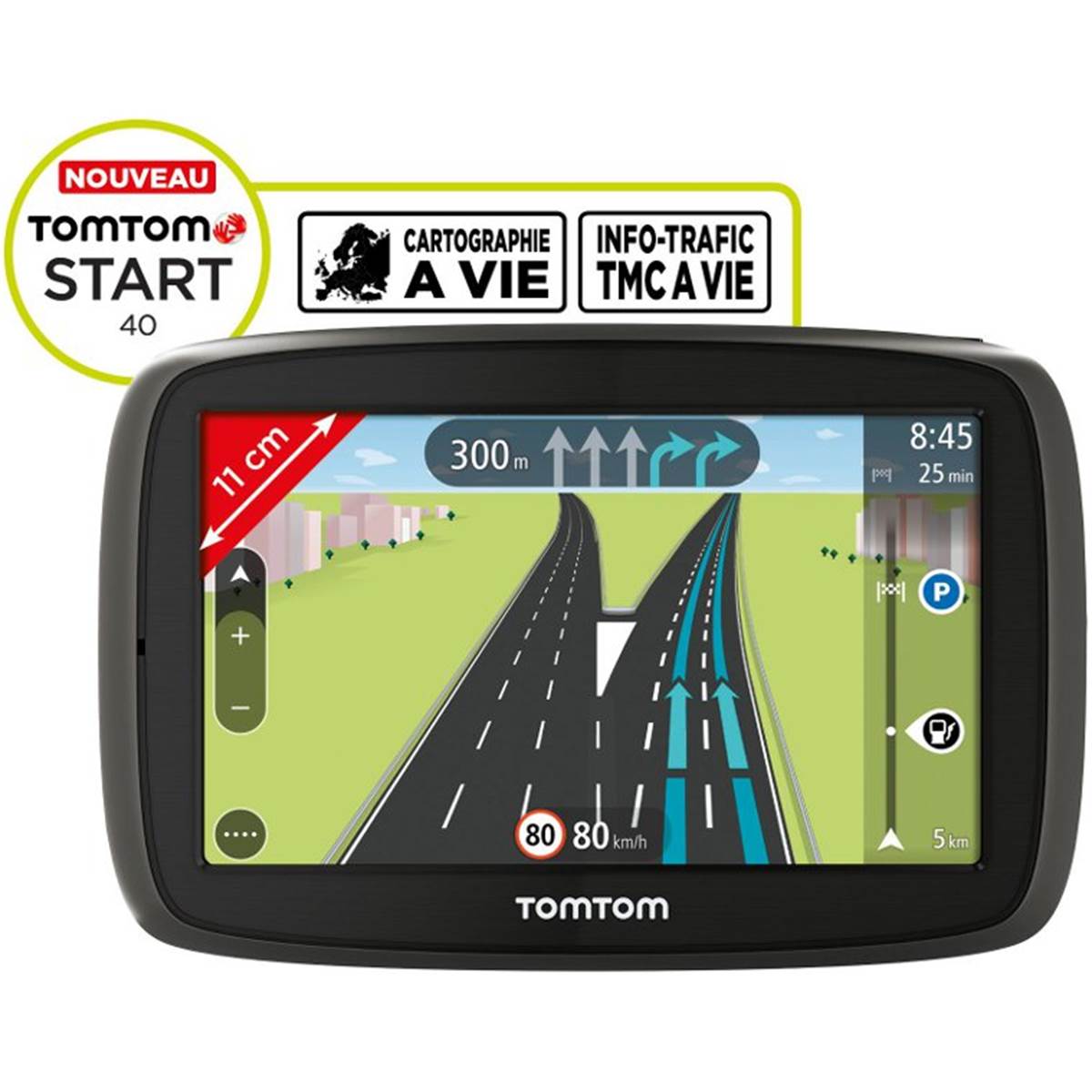 Gps Tomtom Start 40 45 Pays + Info Trafic Tmc