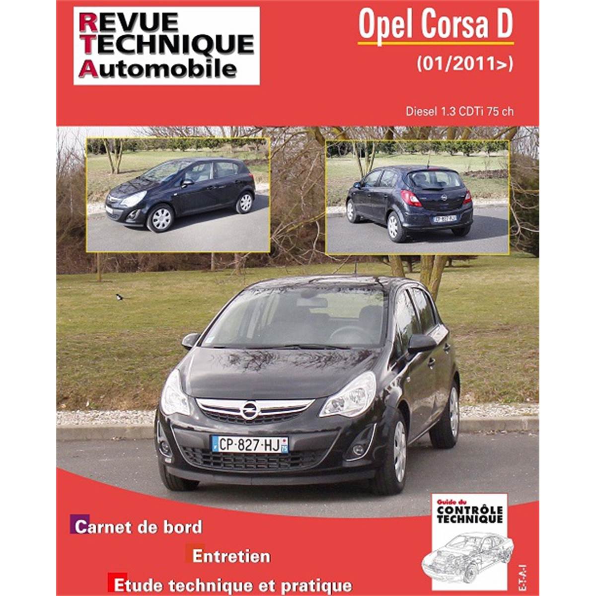 Revue Technique Automobile Pour Opel Corsa 1,3 Cdti 75ch Depuis 01/2011