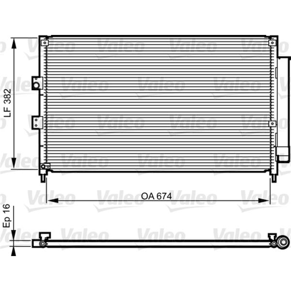 Condenseur de climatisation Valeo 814217