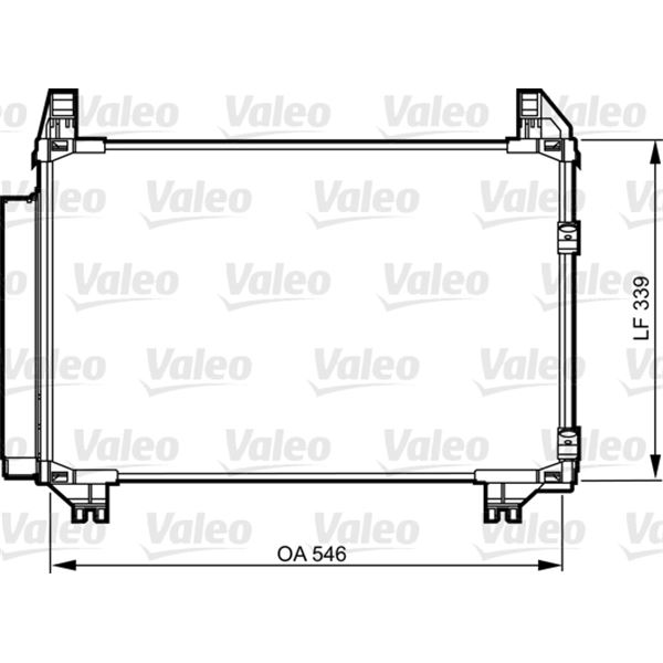 Condenseur de climatisation Valeo 814223