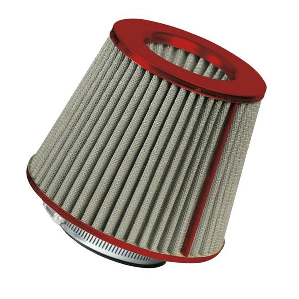 Filtre conique double cône type 3 rouge Cesam Sport