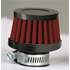 Reniflard conique diamètre 9 carbone/ rouge Cesam Sport