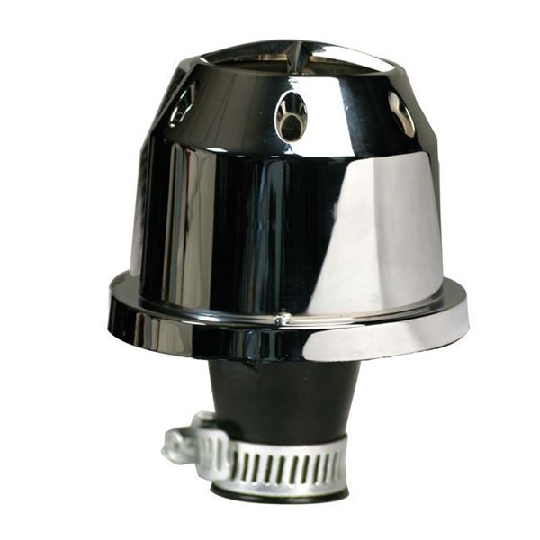 Reniflard cylindrique diamètre 9 chrome Cesam Sport