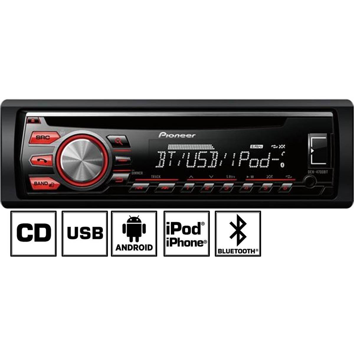 Autoradio Bluetooth Pioneer Deh-4700bt