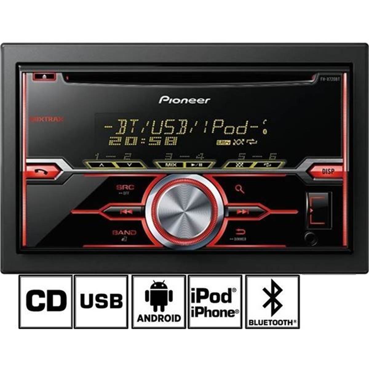 Autoradio Bluetooth Pioneer Fh-x720bt