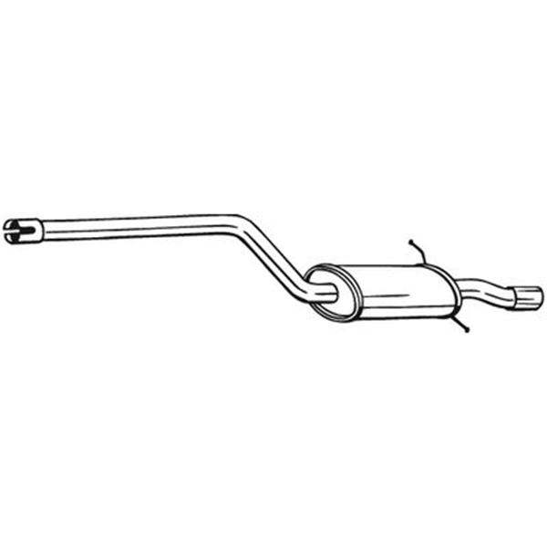 1 silencieux d'échappement arrière Bosal 280195