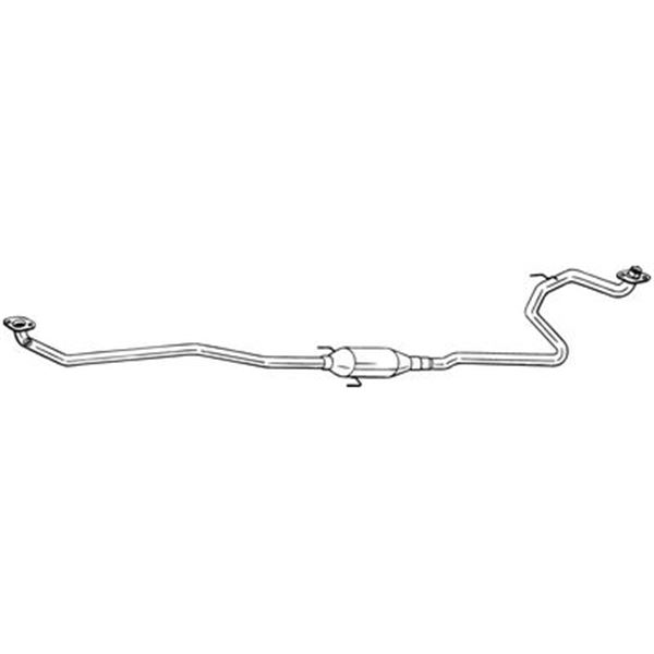 1 silencieux d'échappement intermédiaire Bosal 293041
