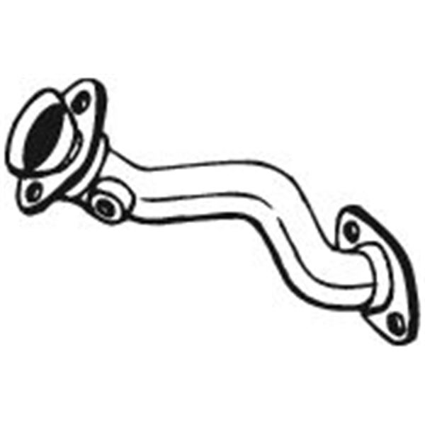 1 tuyau d'échappement Bosal 751327
