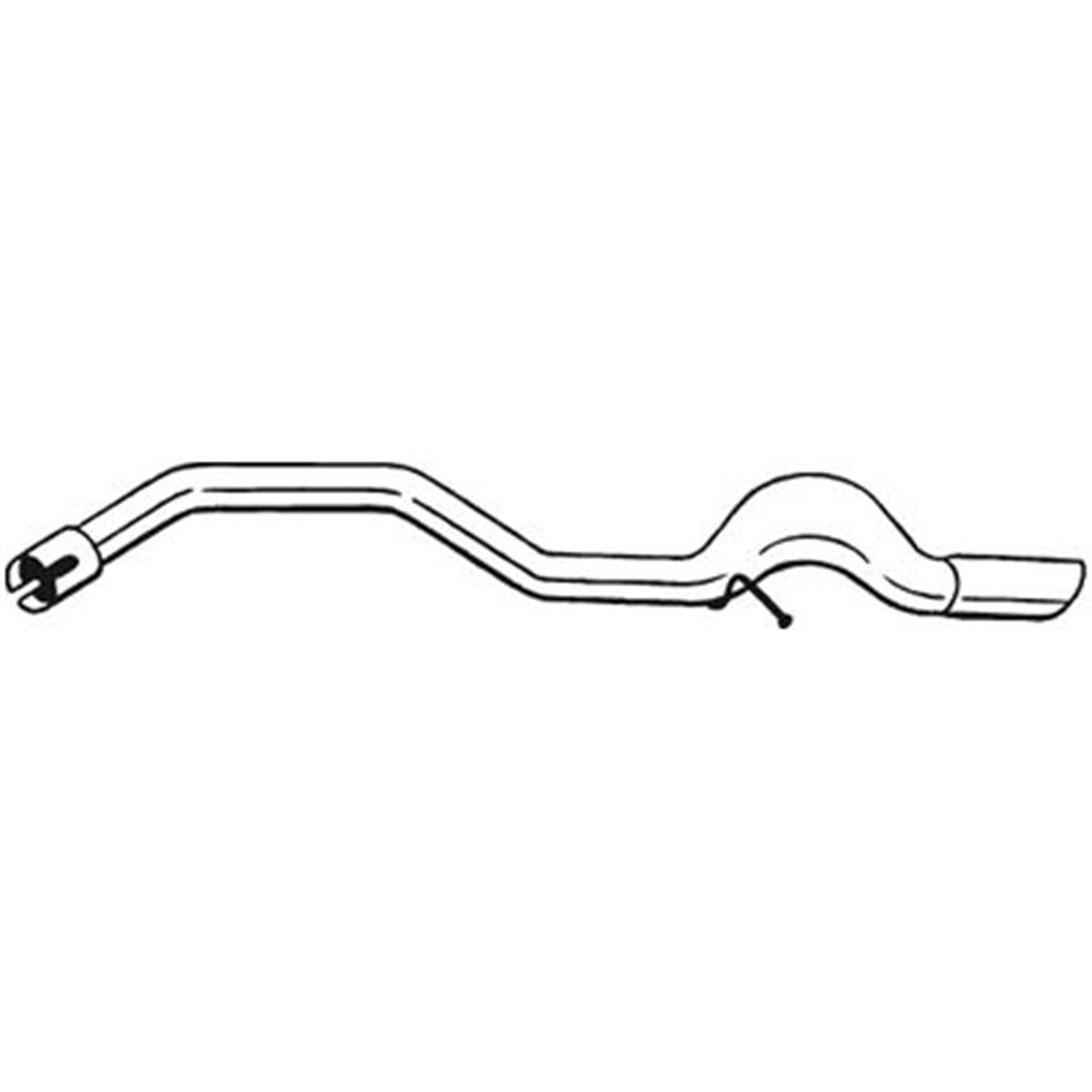 Tuyau D'échappement Bosal 850019