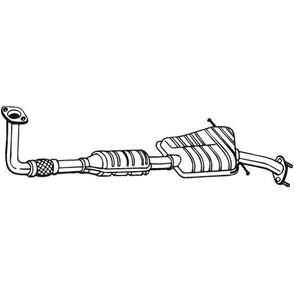 1 catalyseur Bosal 090436