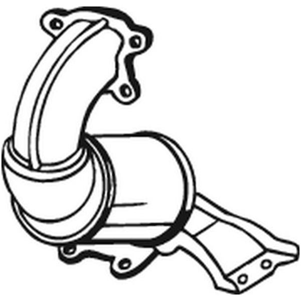 1 catalyseur Bosal 090455