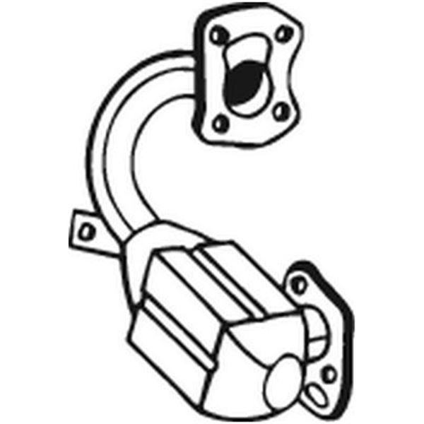 1 catalyseur Bosal 090554