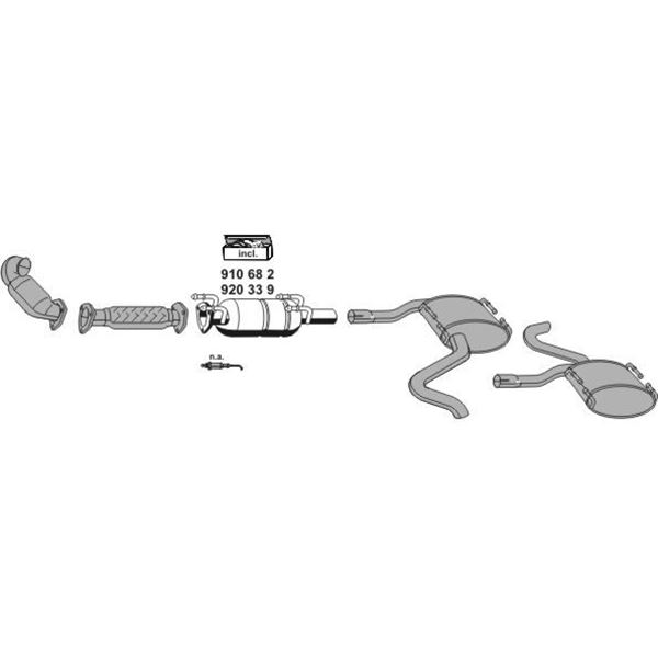 1 catalyseur Bosal 090565