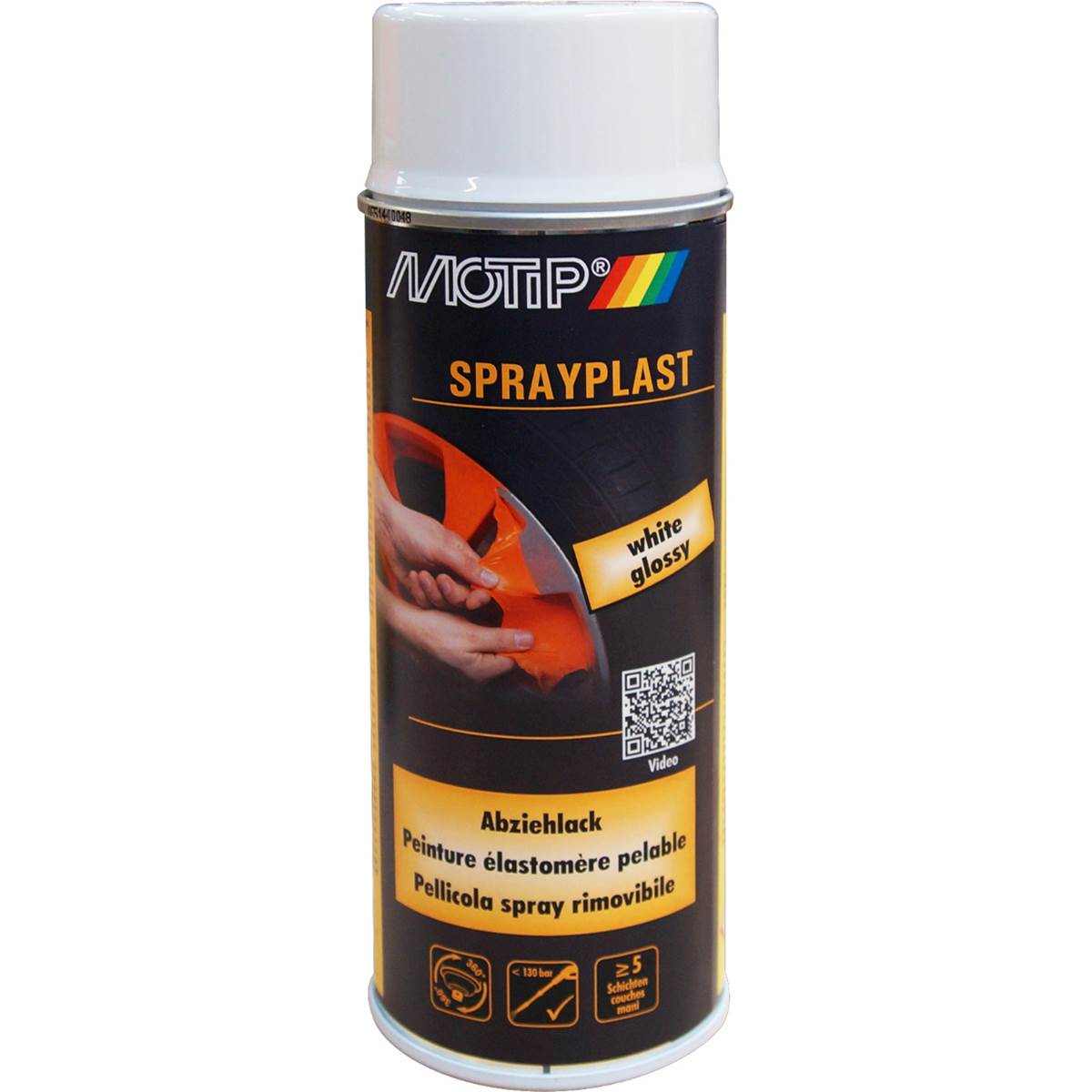 Aérosol Élastomère Pelable Sprayplast Peinture, Blanc 400 Ml