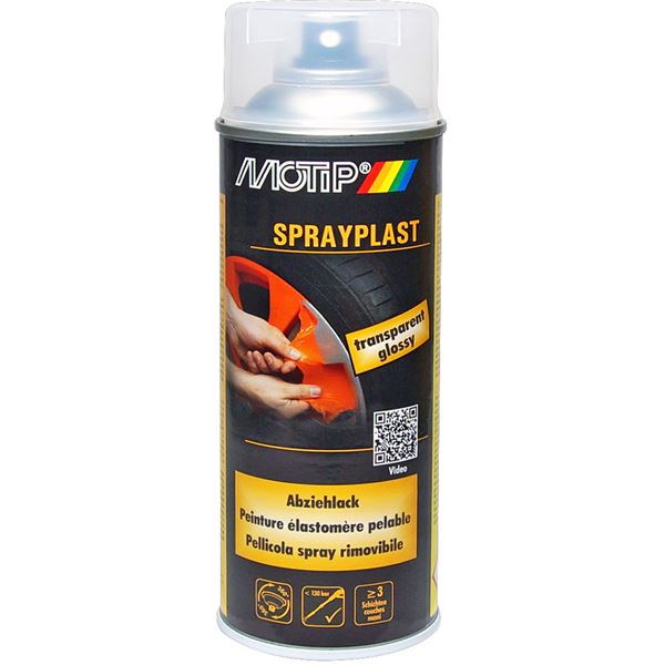 Aérosol élastomère pelable Sprayplast peinture, transparent 400 ml