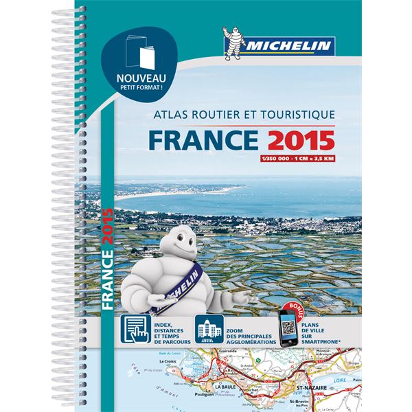 Atlas routier petit format France 2015 Michelin