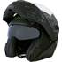 Casque moto modulable Black Spider noir mat KSK taille M