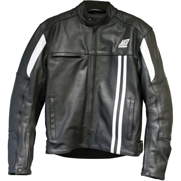 Blouson cuir noir homme UM taille XXL