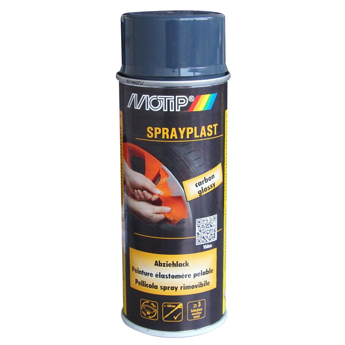 Aérosol Élastomère Pelable Sprayplast Carbone 400 Ml