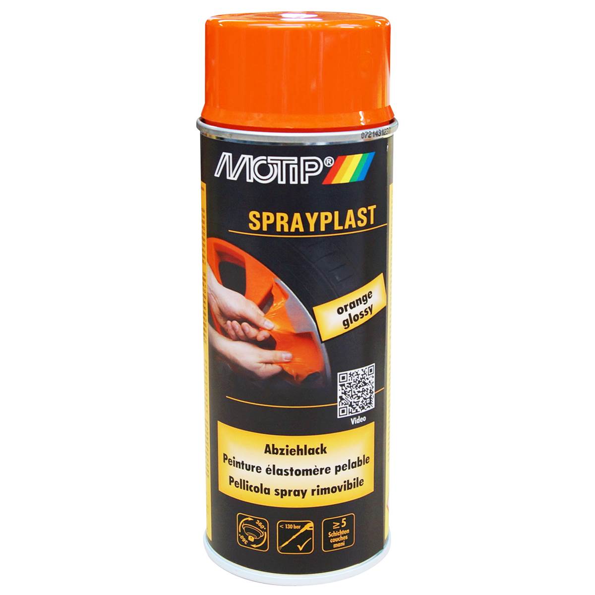 Aérosol Élastomère Pelable Sprayplast Orange 400 Ml