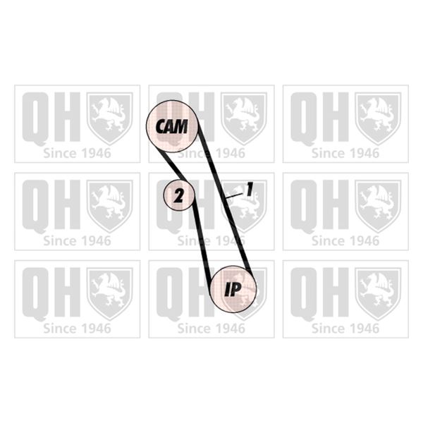 1 kit de distribution Quinton Hazell QBK562