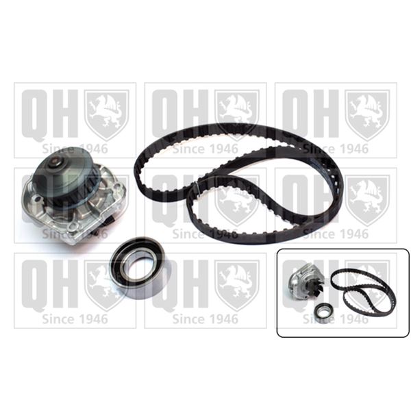 1 kit de distribution + 1 pompe à eau Quinton Hazell QBPK1281