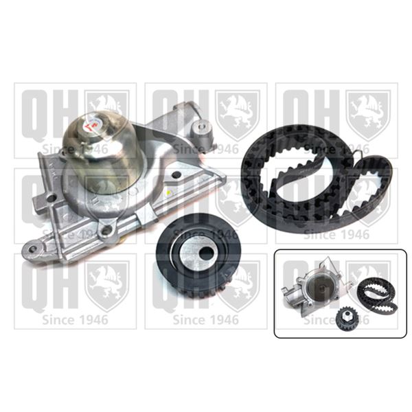 1 kit de distribution + 1 pompe à eau Quinton Hazell QBPK1290