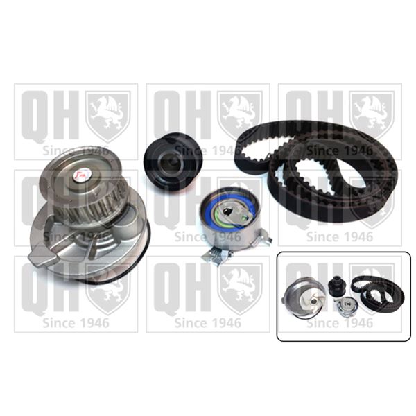 1 kit de distribution + 1 pompe à eau Quinton Hazell QBPK1471