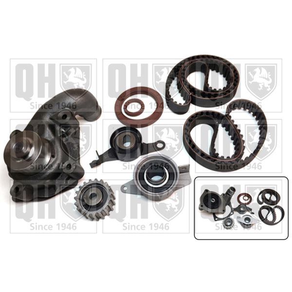 1 kit de distribution + 1 pompe à eau Quinton Hazell QBPK1571