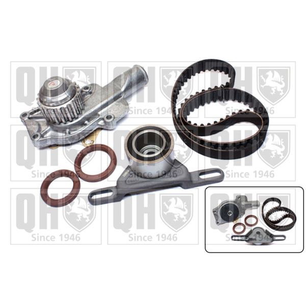 1 kit de distribution + 1 pompe à eau Quinton Hazell QBPK1690