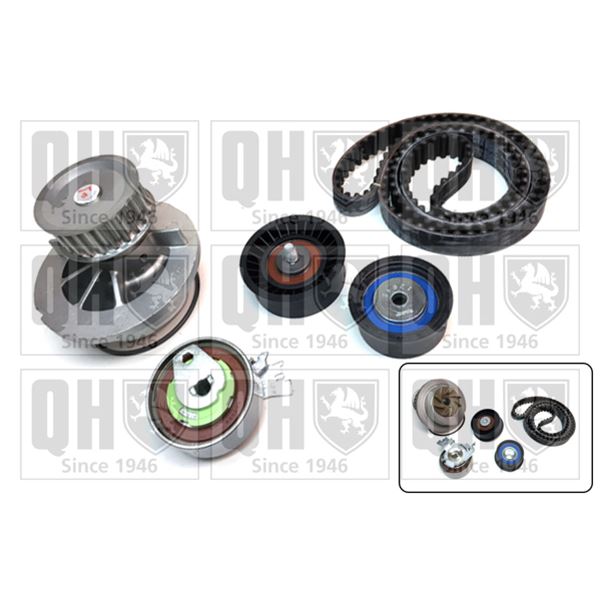 1 kit de distribution + 1 pompe à eau Quinton Hazell QBPK2263
