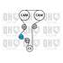 1 kit de distribution + 1 pompe à eau Quinton Hazell QBPK2263