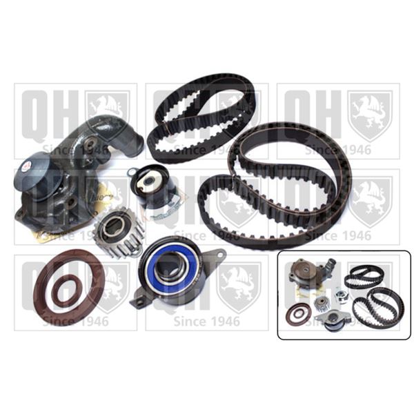 1 kit de distribution + 1 pompe à eau Quinton Hazell QBPK2351