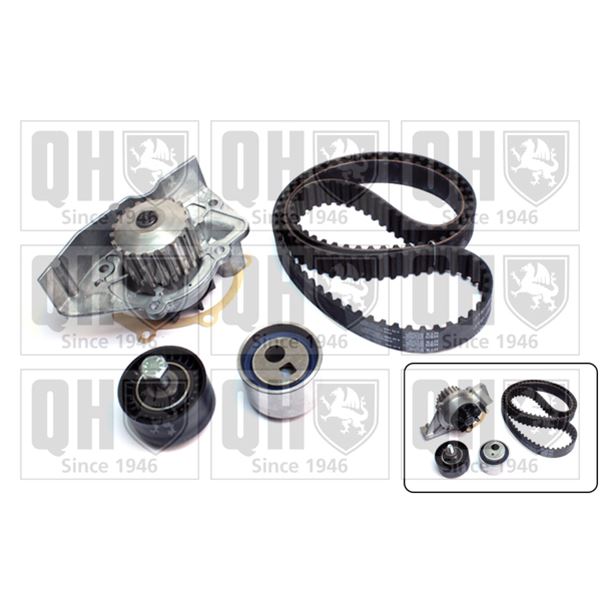 1 kit de distribution + 1 pompe à eau Quinton Hazell QBPK2400