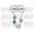 1 kit de distribution + 1 pompe à eau Quinton Hazell QBPK2401