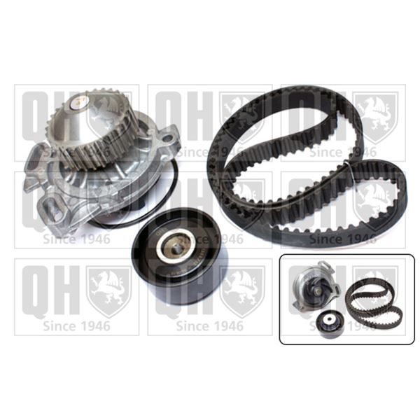 1 kit de distribution + 1 pompe à eau Quinton Hazell QBPK2860