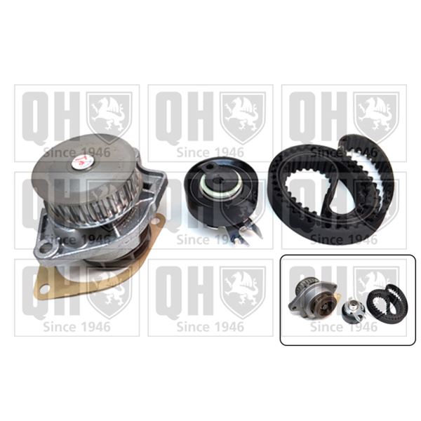 1 kit de distribution + 1 pompe à eau Quinton Hazell QBPK2911