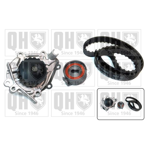 1 kit de distribution + 1 pompe à eau Quinton Hazell QBPK3850