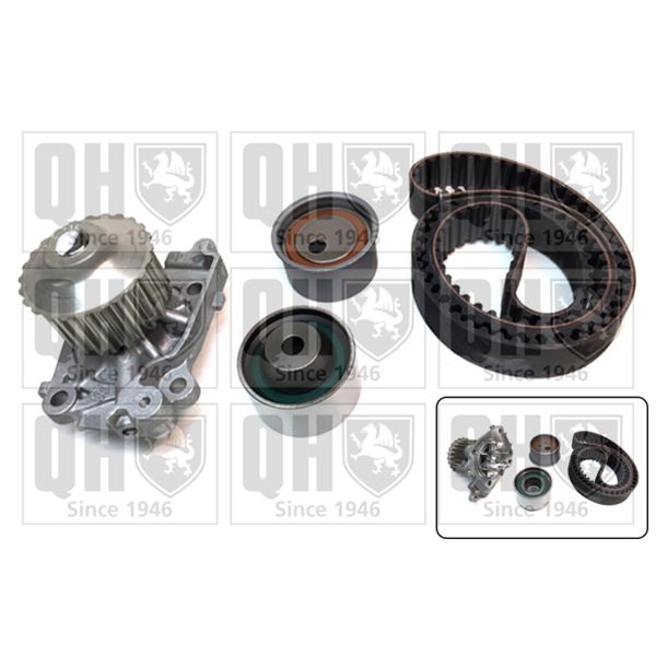 1 kit de distribution + 1 pompe à eau Quinton Hazell QBPK5380