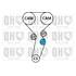 1 kit de distribution + 1 pompe à eau Quinton Hazell QBPK5380