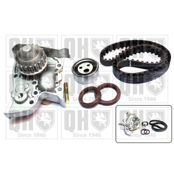 1 kit de distribution + 1 pompe à eau Quinton Hazell QBPK5591