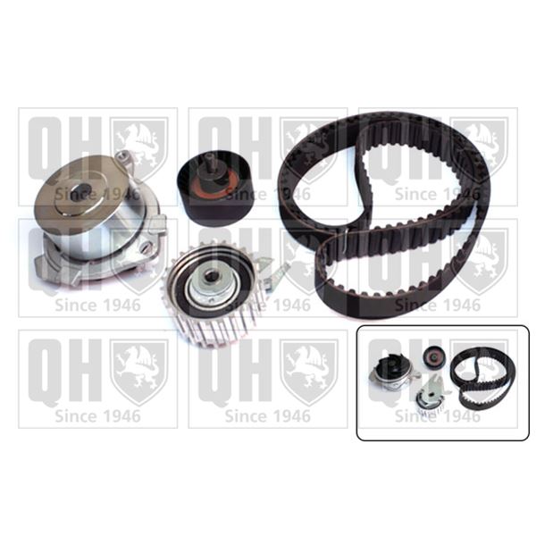 1 kit de distribution + 1 pompe à eau Quinton Hazell QBPK5800
