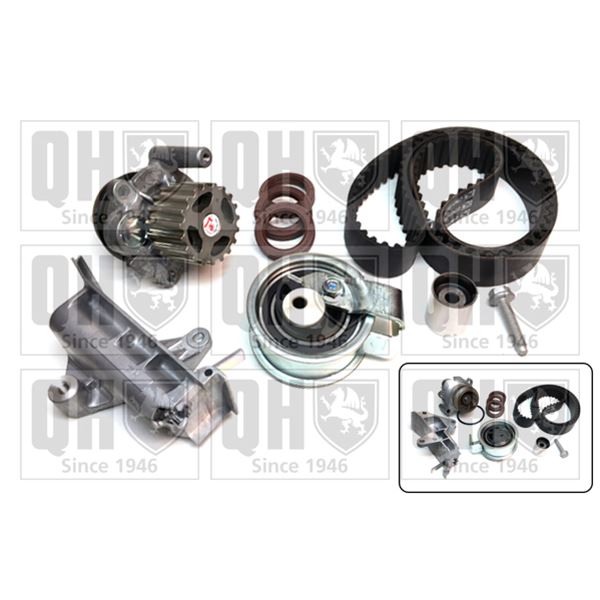 1 kit de distribution + 1 pompe à eau Quinton Hazell QBPK5830