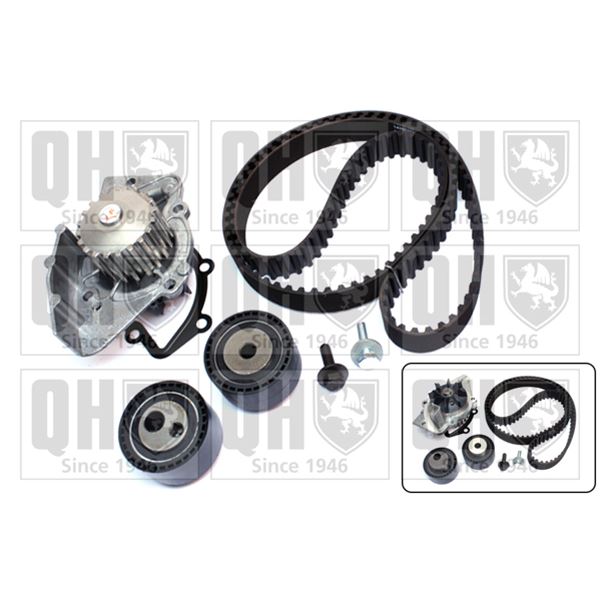1 kit de distribution + 1 pompe à eau Quinton Hazell QBPK5850
