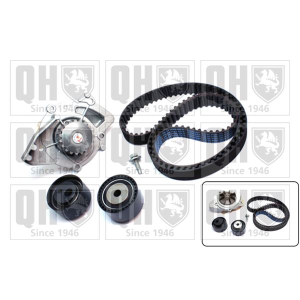 1 kit de distribution + 1 pompe à eau Quinton Hazell QBPK5860